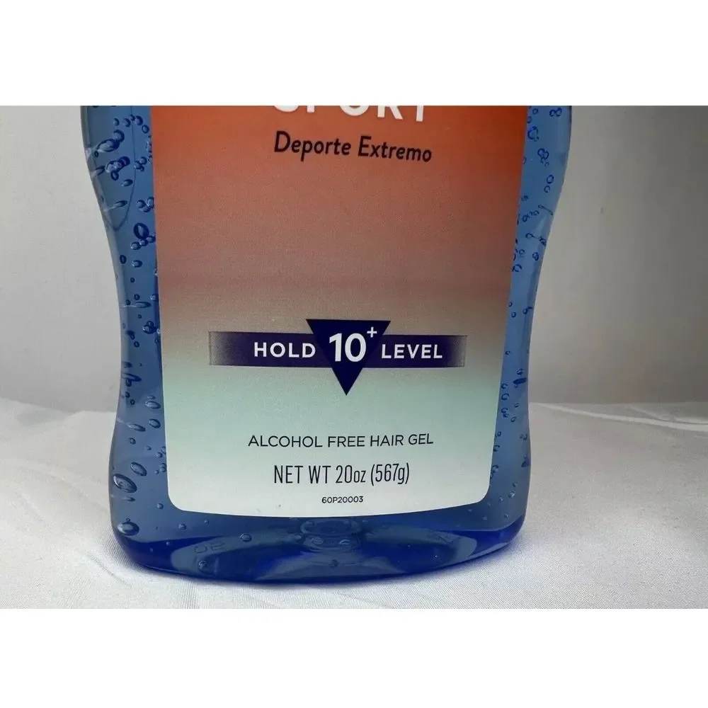 LA Looks Extreme Sport Hair Gel Hold‎ Level 10+ Alcohol-Free 20oz